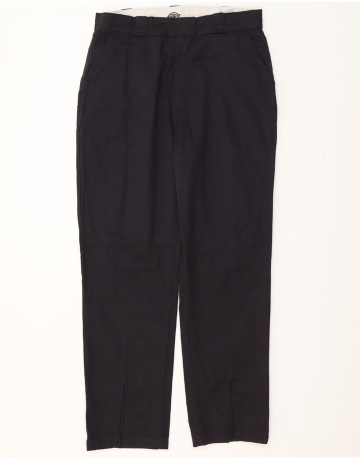 DICKIES Pantaloni chino dritti da uomo W34 L31 poliestere nero