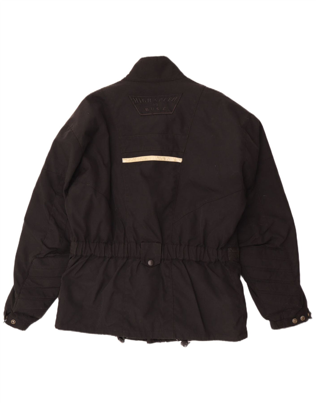 Giacca da corsa grafica da uomo Buse UK 40 grande nylon nero