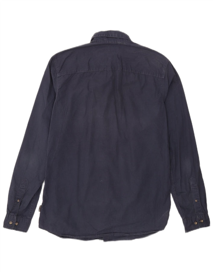 Camicia da uomo Jack & Jones in cotone blu navy medio