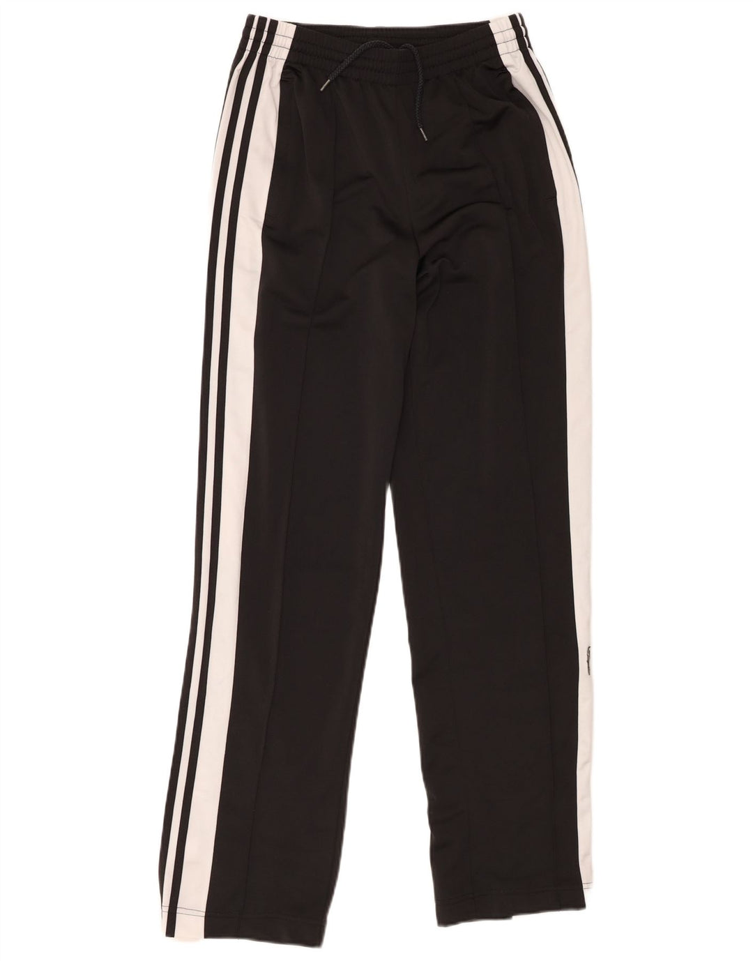 Pantaloni da tuta da donna Adidas UK 8 Small Nero Colourblock Poliestere
