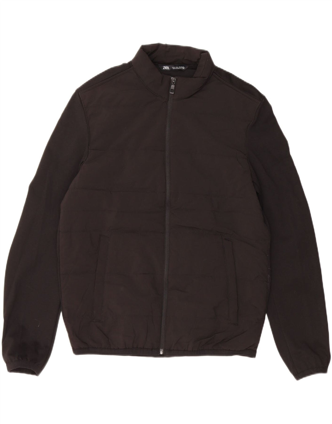 Giacca imbottita da uomo ZARA UK 38 medio nero poliestere