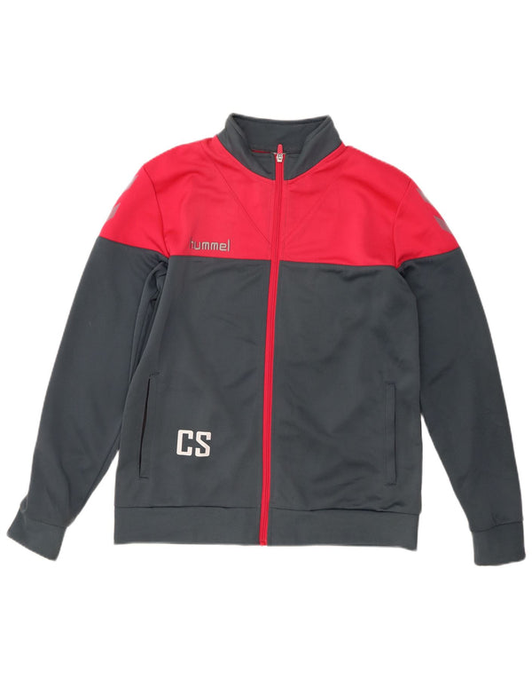 Giacca da tuta da donna Hummel VC Nienburg UK 16 Large Grey Colourblock