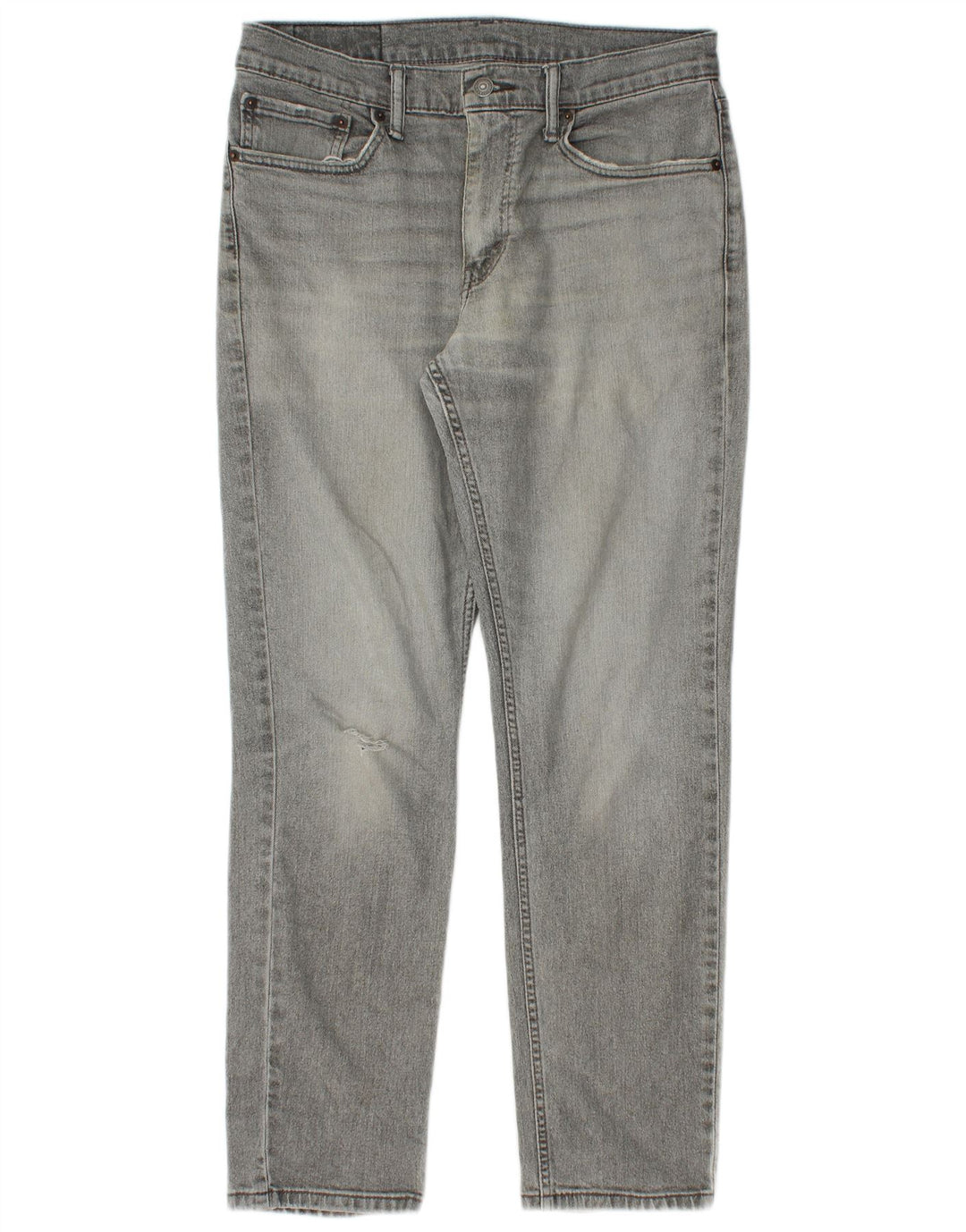 Jeans Levi's Uomo 511 Slim Distressed 32 L30 Cotone Grigio