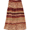 GIANFREDIANI Womens A-Line Skirt IT 42 Medium W28  Multicoloured Floral Vintage Gianfrediani and Second-Hand Gianfrediani from Messina Hembry 