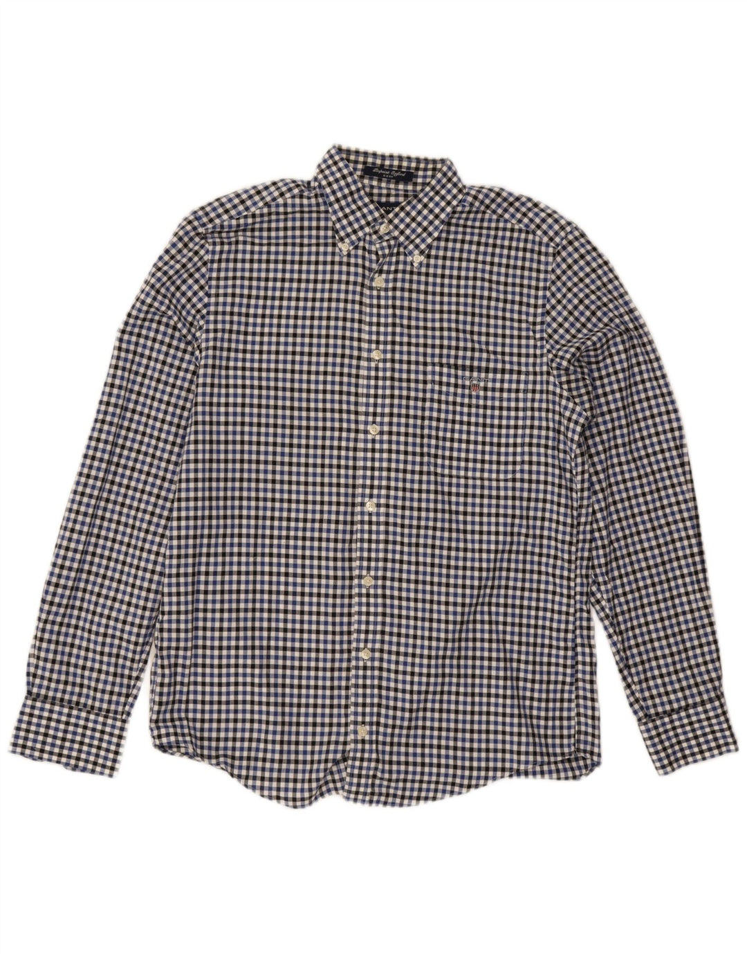 Gant Camicia da uomo E-Z Fit in cotone a quadretti multicolore medio