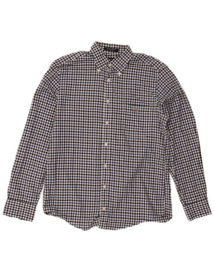 Gant Camicia da uomo E-Z Fit in cotone a quadretti multicolore medio