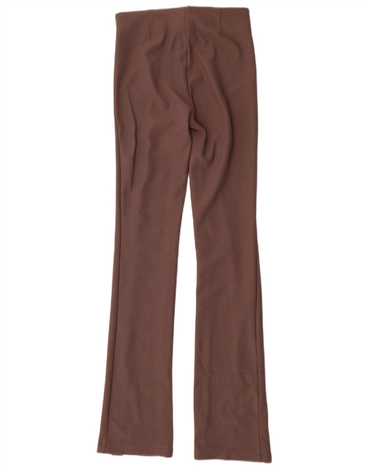 Pantaloni casual Bootcut da donna Zara XS W24 L33 Marrone