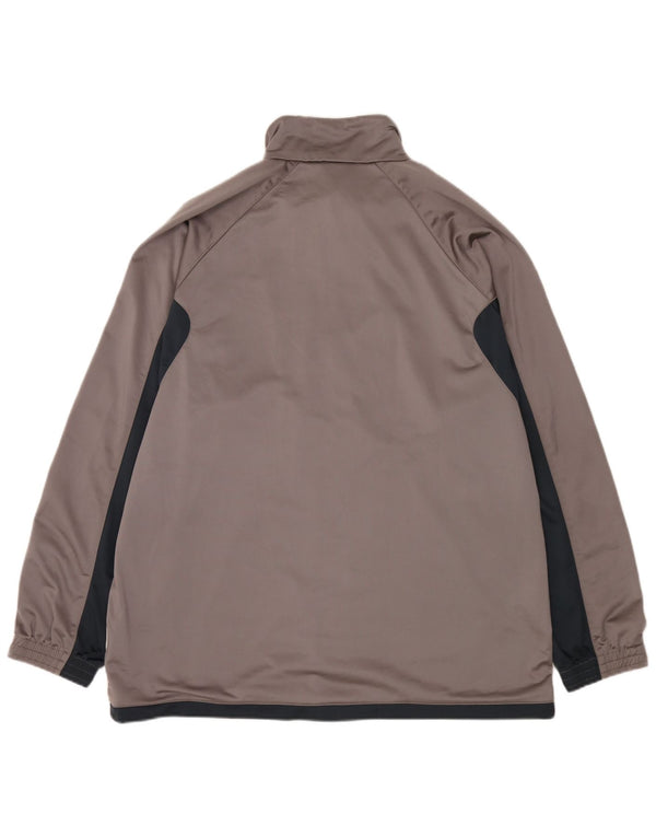 Giacca da tuta da uomo Diadora UK 48 2XL Poliestere color block grigio