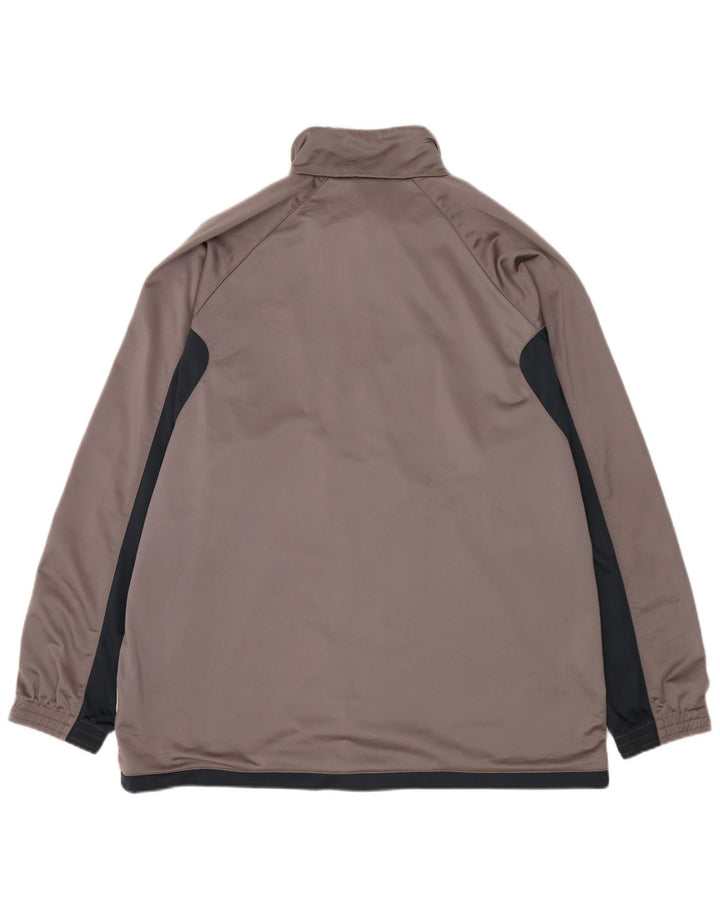 Giacca da tuta da uomo Diadora UK 48 2XL Poliestere color block grigio