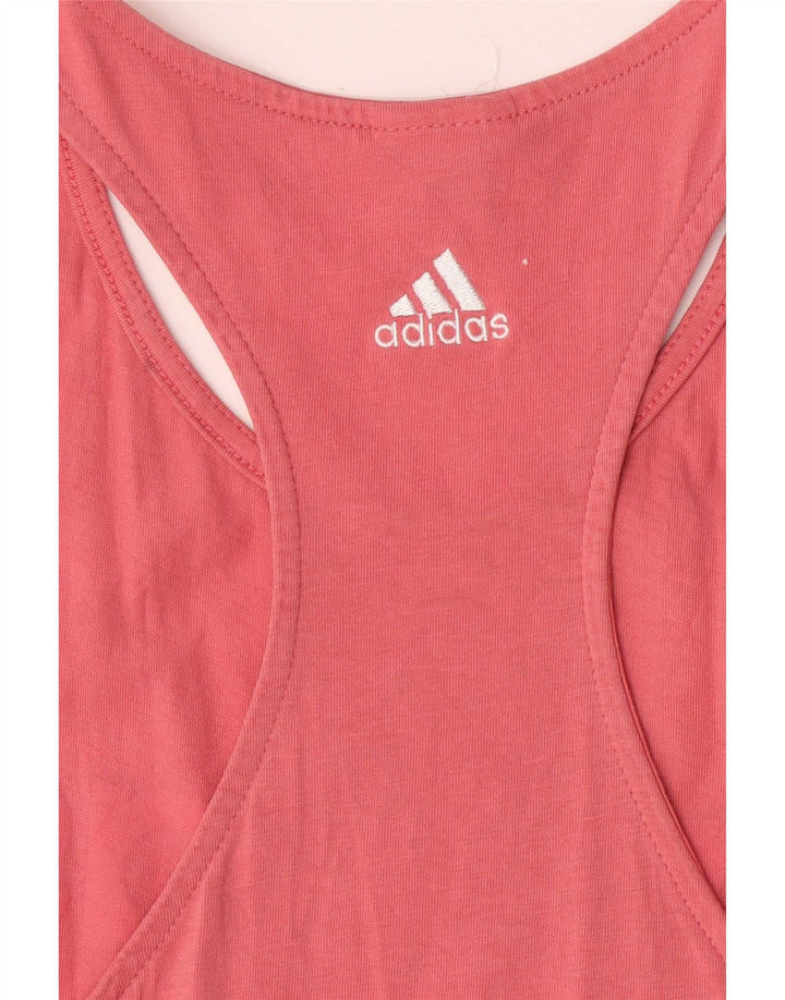 Canottiera grafica da donna Adidas UK 10 piccola rosa