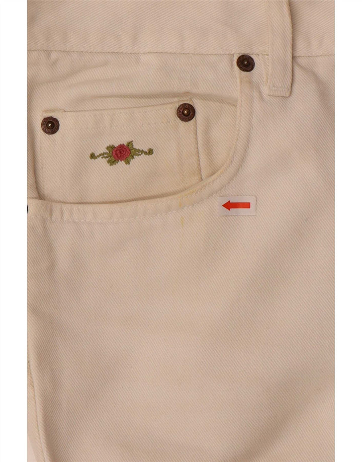 Jeans dritti da uomo Charro W38 L30 cotone bianco