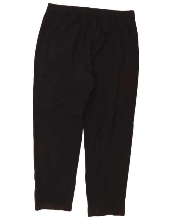 Pantaloni chino affusolati da donna Marks & Spencer UK 16 Large W34 L28 Neri
