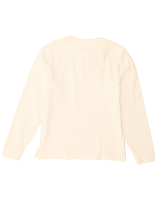 Tommy Hilfiger Uomo Top Manica Lunga XS Bianco