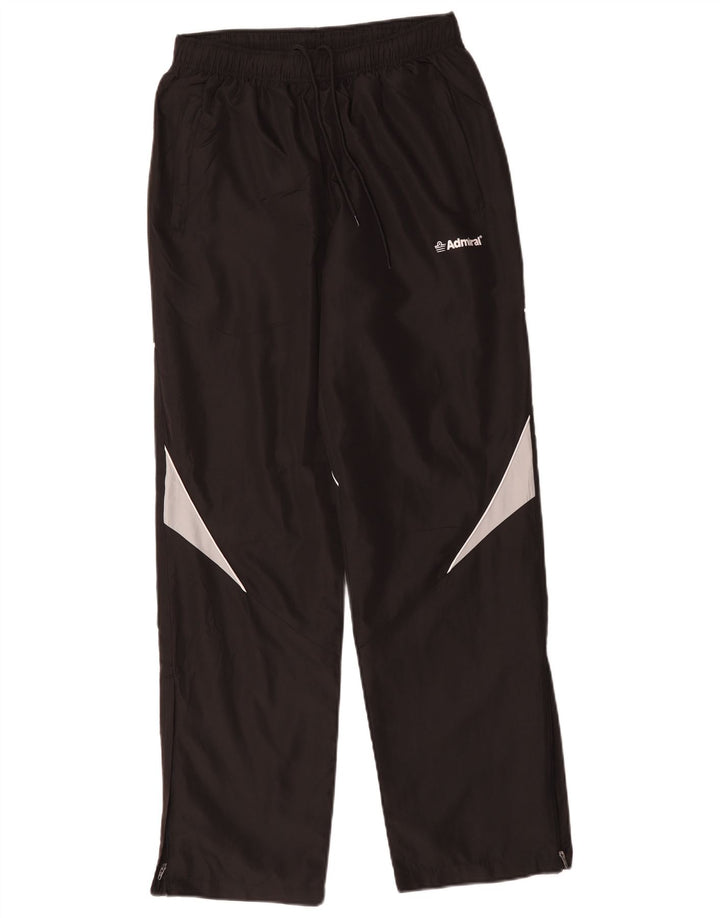 Pantaloni da tuta da uomo Admiral in poliestere color block medio nero