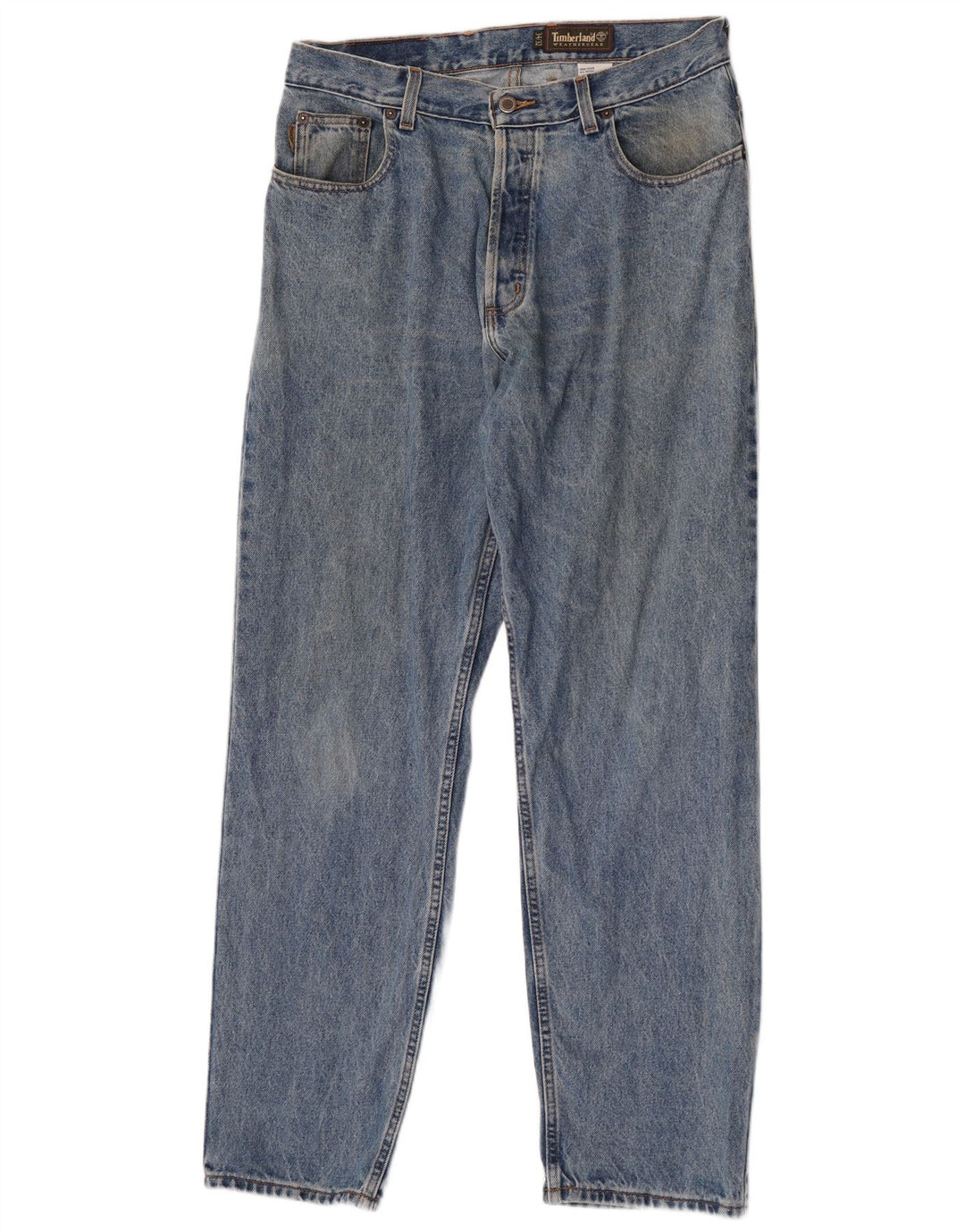 Jeans dritti da uomo Timberland W34 L32 cotone blu