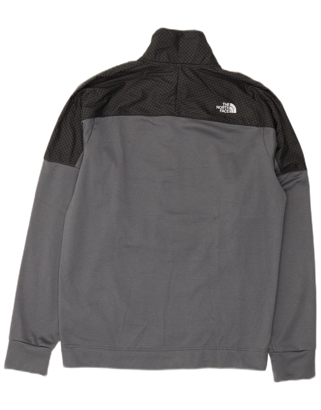 Felpa grafica da uomo The North Face Maglione piccolo grigio color block