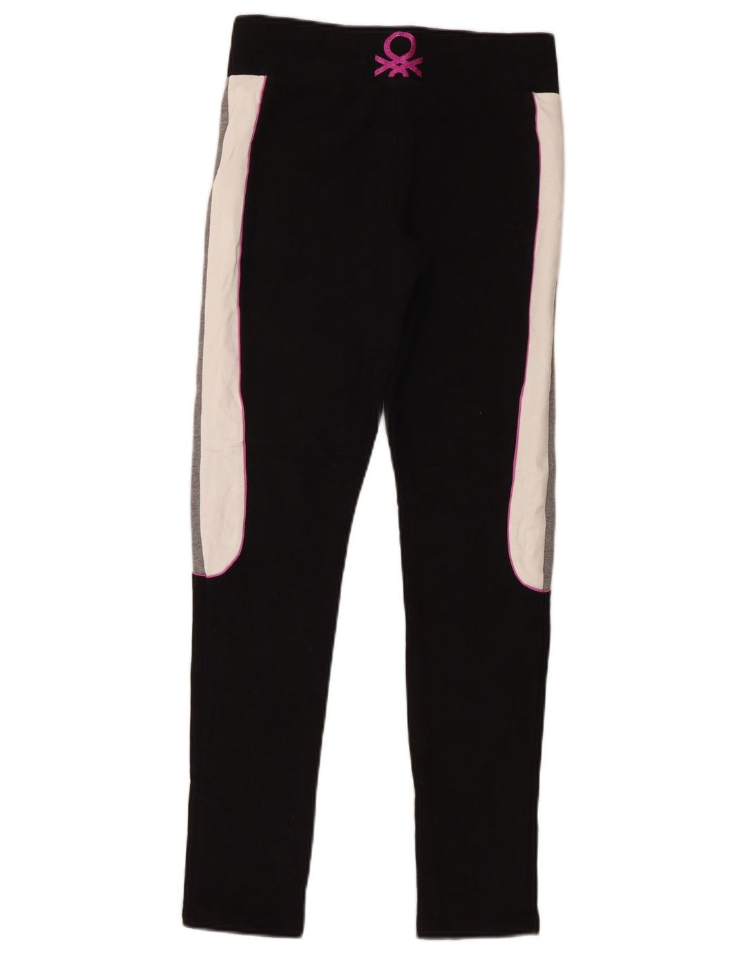 Leggings grafici da donna Benetton UK 14 Medium Black Colourblock