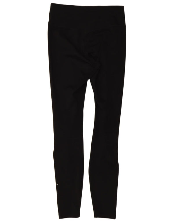 Leggings Nike Dri Fit da donna UK 8 Small Nero Poliestere