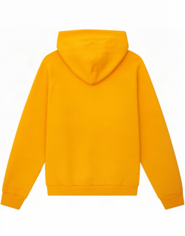 Maglione con cappuccio grafico da uomo Champion grande giallo