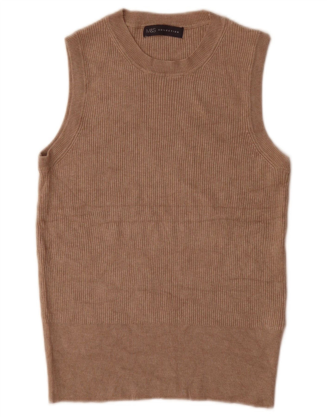 Canotta da donna Marks & Spencer UK 16 grande in viscosa marrone