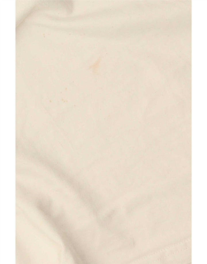 T-shirt grafica da uomo Ellesse Top in cotone bianco medio