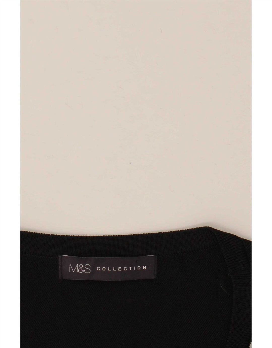 Top camicetta da donna Marks & Spencer UK 12 medio nero floreale