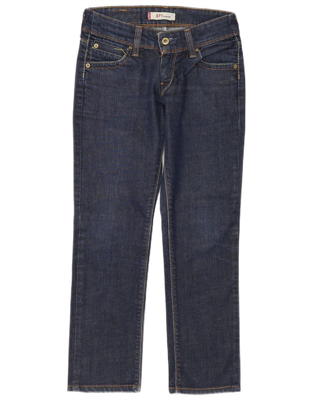 Jeans Levi's 571 Slim da donna W26 L26 in cotone blu