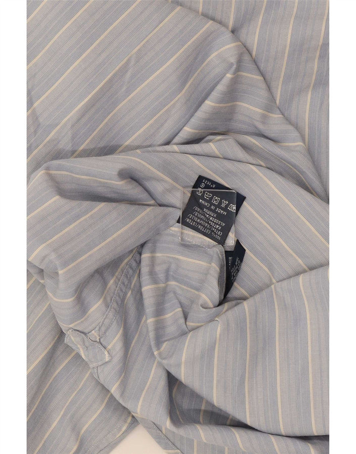 Camicia pullover da donna Ralph Lauren US 6 cotone a righe blu medio