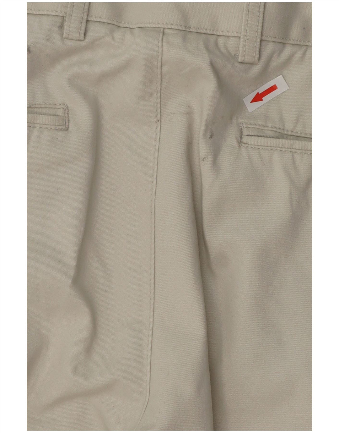 Pantaloni chino con pegging da uomo CHAPS W36 L30 cotone bianco