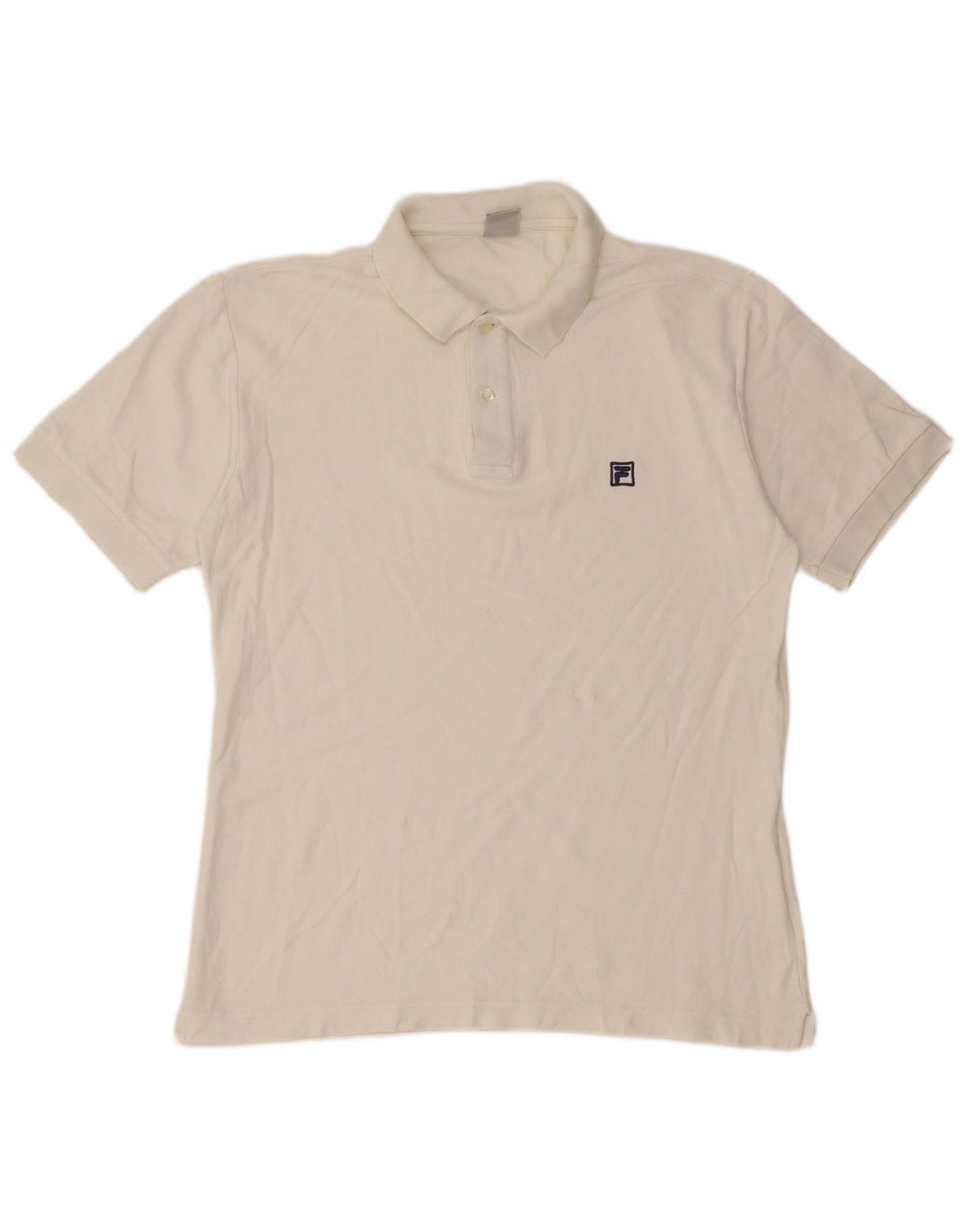 Polo Uomo Fila IT 50 Cotone Bianco Medio