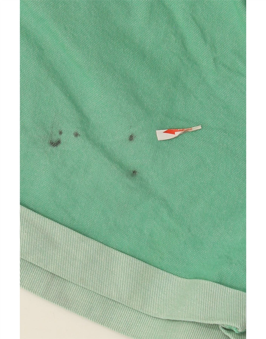 Pantaloncini di jeans Levi's 501 da donna W34 grandi in cotone verde