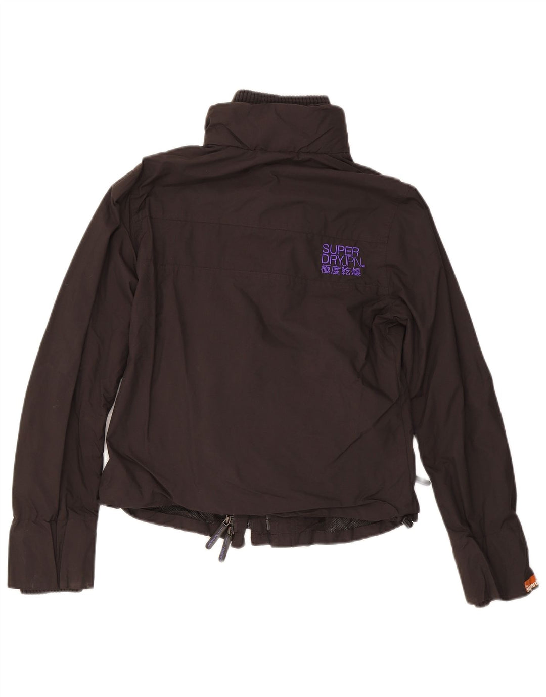 Giacca a vento da donna SUPERDRY UK 14 grande nylon nero