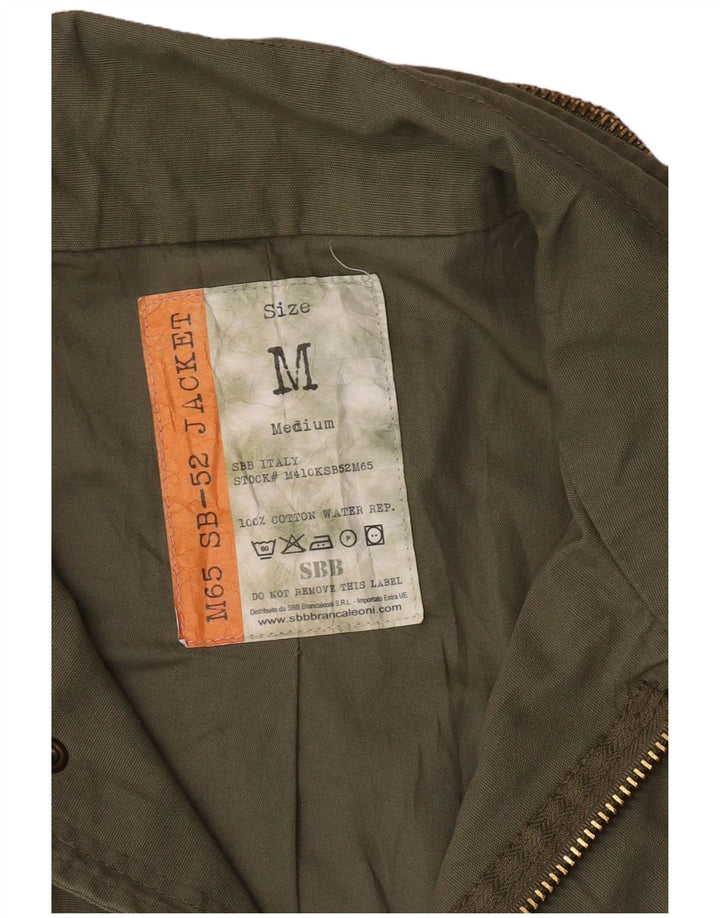 Giacca militare da uomo VINTAGE UK 38 cotone kaki medio