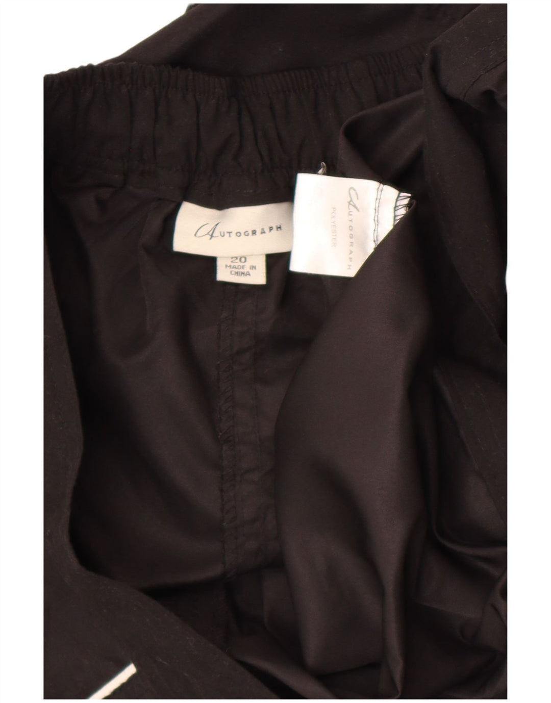 Pantaloncini da bagno autografi da donna Marks & Spencer UK 20 2XL poliestere nero