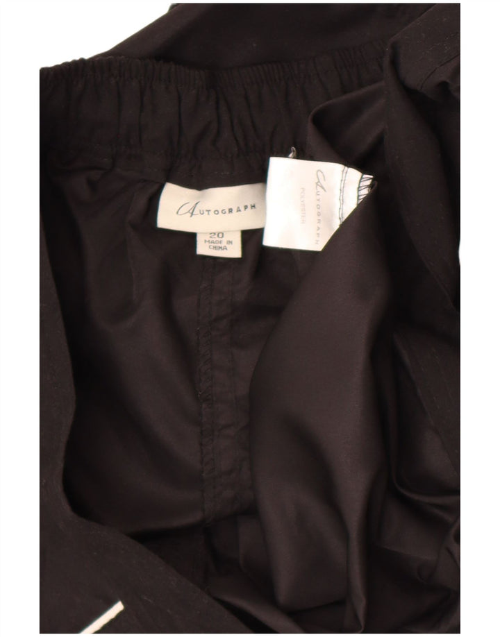 Pantaloncini da bagno autografi da donna Marks & Spencer UK 20 2XL poliestere nero