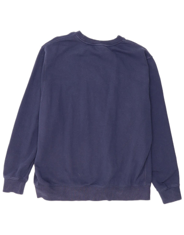 Felpa oversize da uomo Nike UK 18 XL blu navy cotone