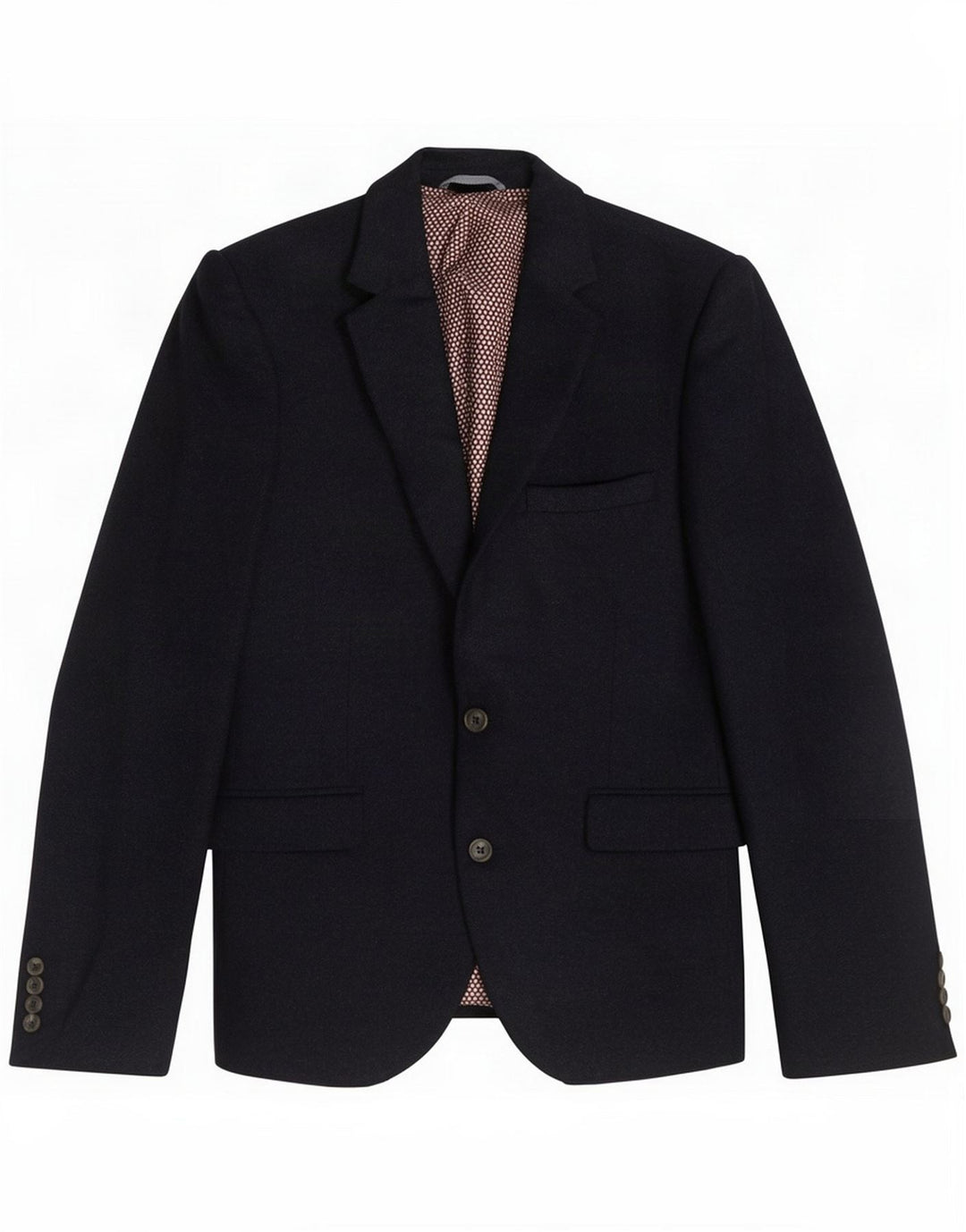 Marks & Spencer Giacca corta da uomo a 2 bottoni UK 40 Large Blu navy