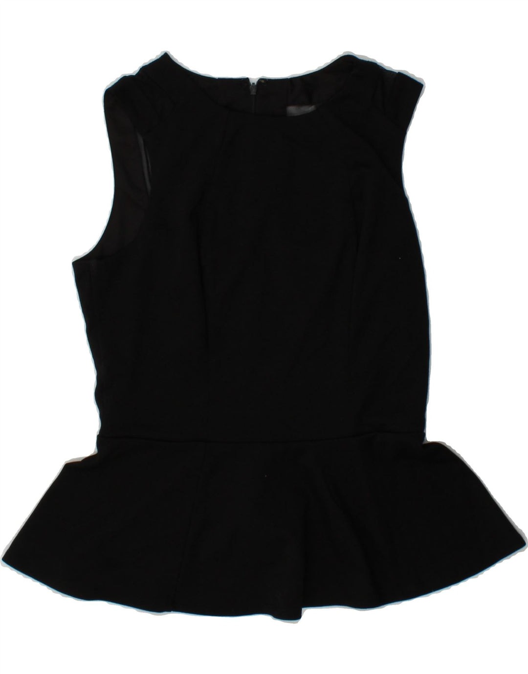 MOSSIMO Womens Sleeveless Blouse Top UK 12 Medium Black Polyester Vintage Mossimo and Second-Hand Mossimo from Messina Hembry 