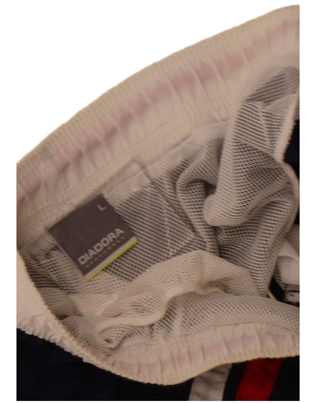 Pantaloncini sportivi grafici da uomo Diadora Large blu navy color block