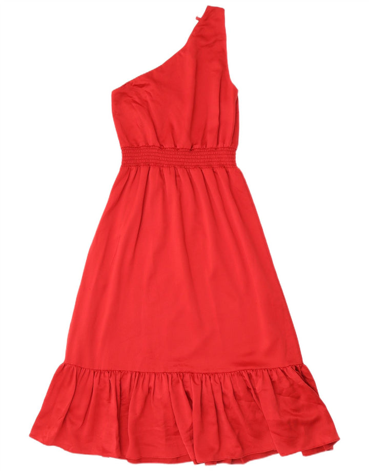 Michael Kors Vestito Da Donna Monospalla US 2 XS Rosso Poliestere