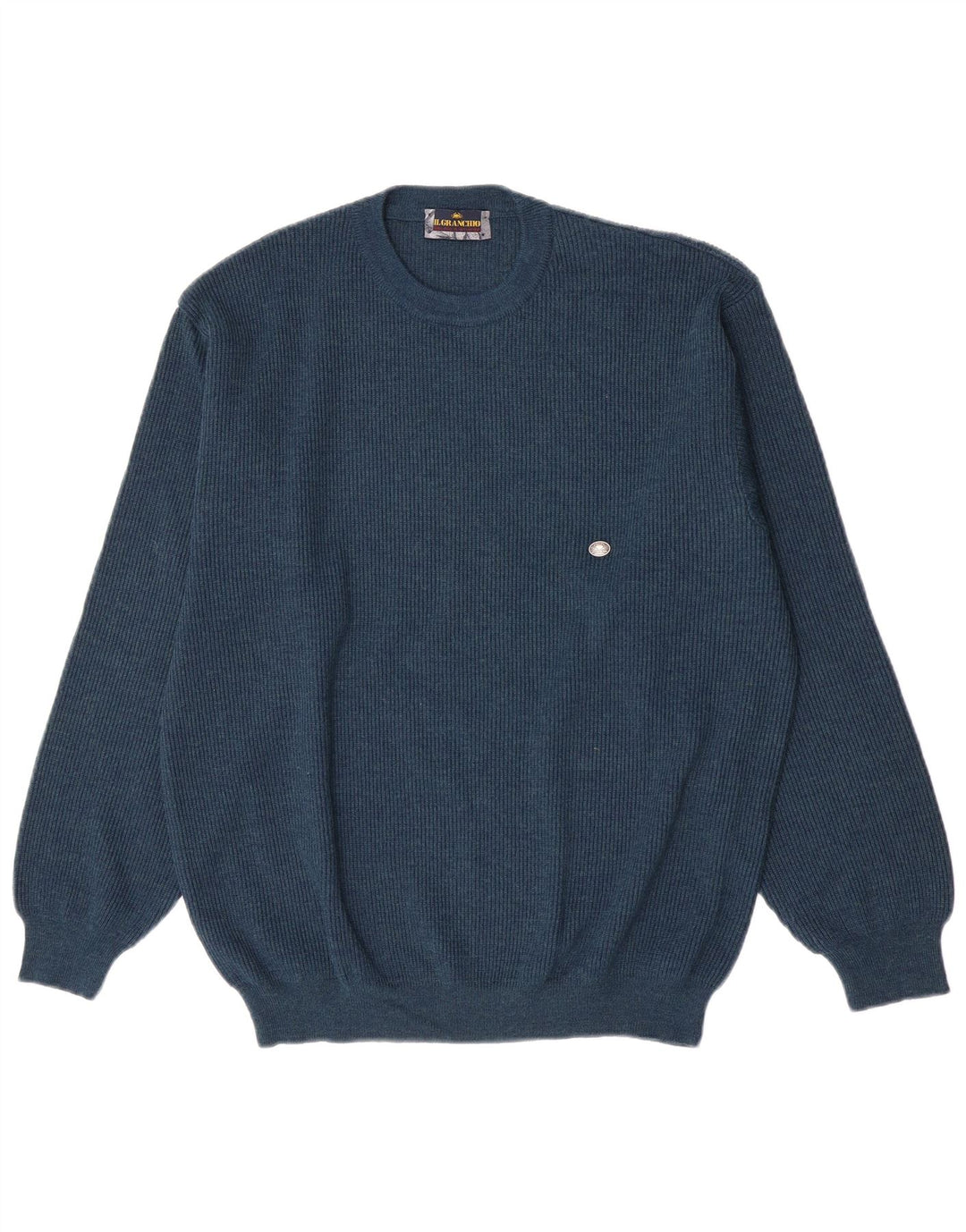 Maglione maglione girocollo da uomo Il Granchio grande blu navy