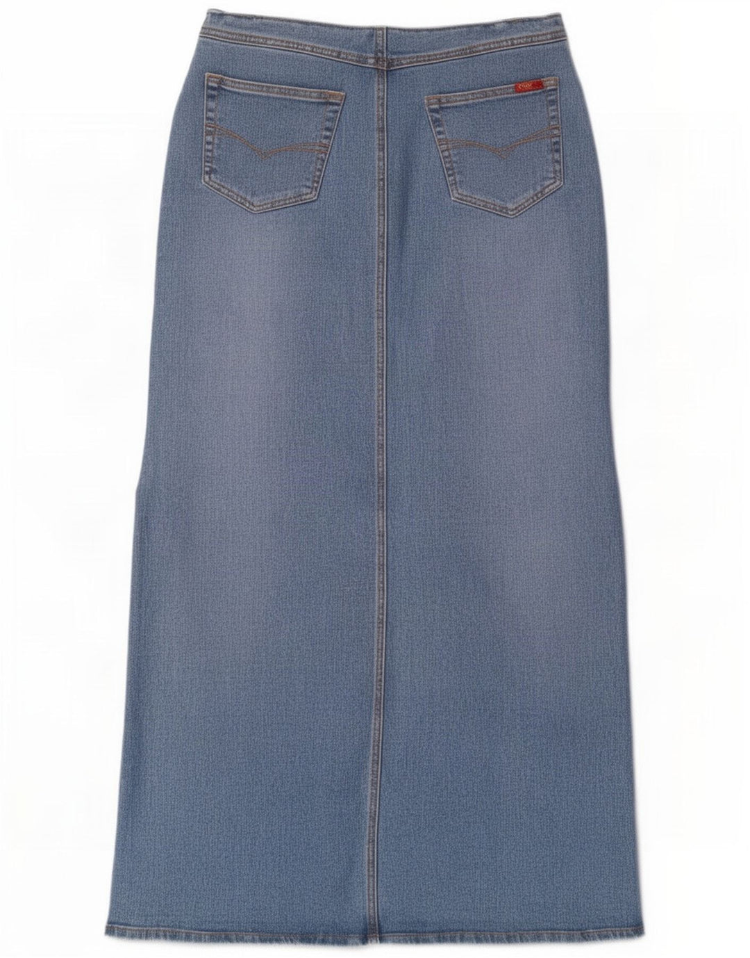 Solo gonna di jeans da donna EU 40 Media W30 Cotone blu