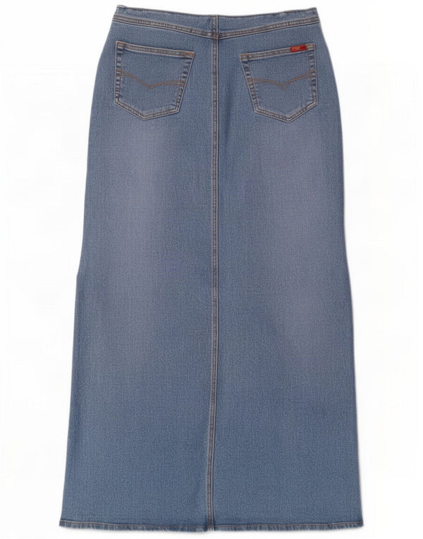 Solo gonna di jeans da donna EU 40 Media W30 Cotone blu