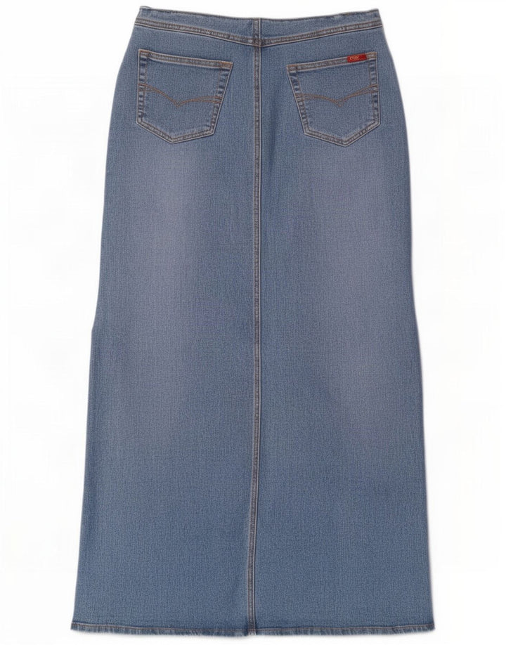 Solo gonna di jeans da donna EU 40 Media W30 Cotone blu