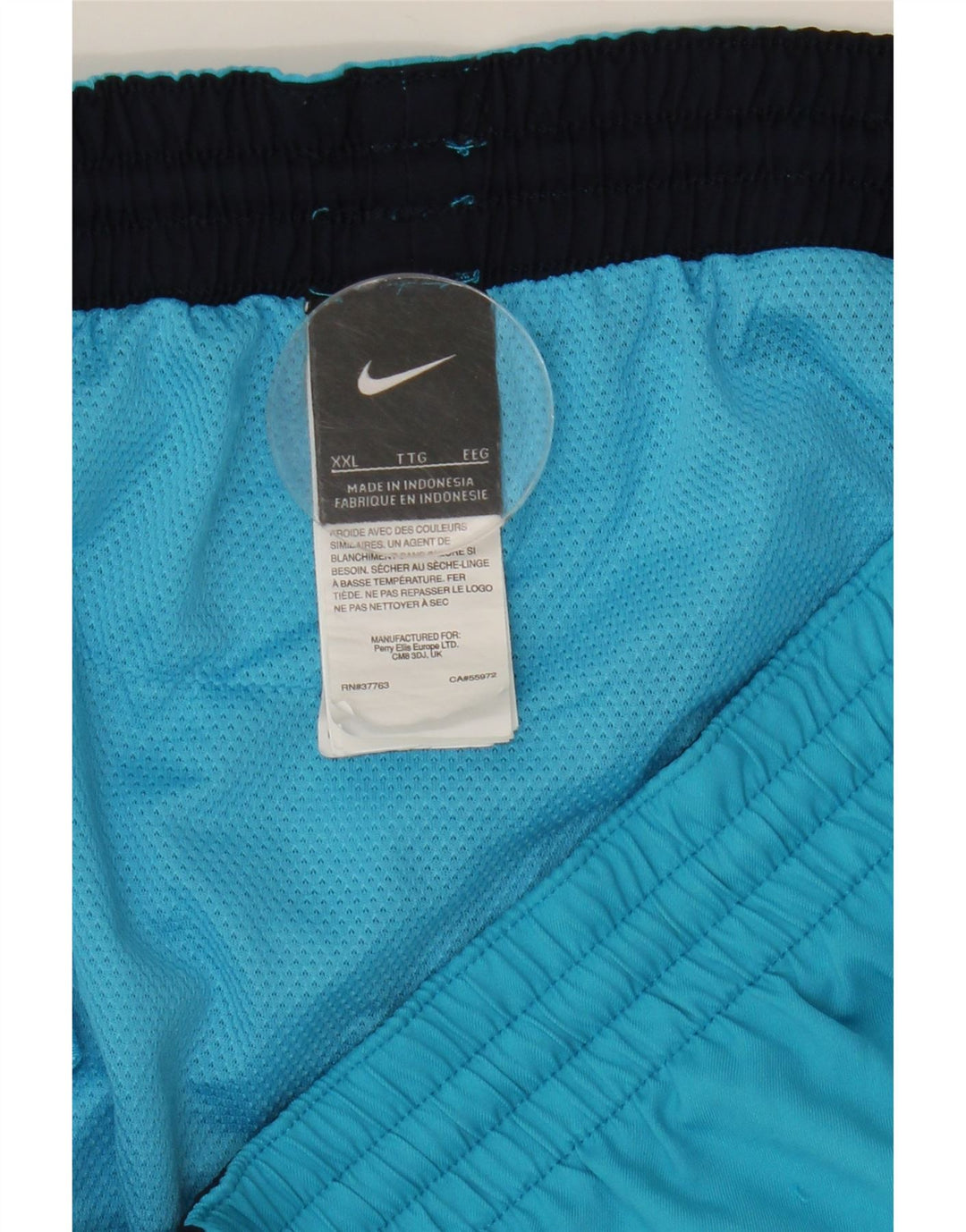 Pantaloncini sportivi da uomo NIKE 2XL blu poliestere