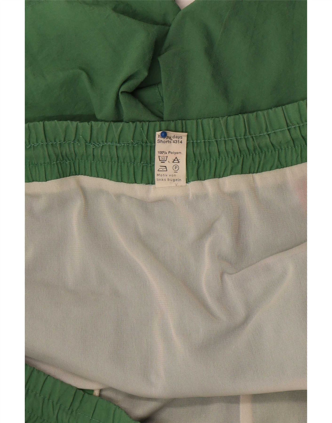 Pantaloncini da bagno grafici da uomo Triumph XL verde color block in poliammide