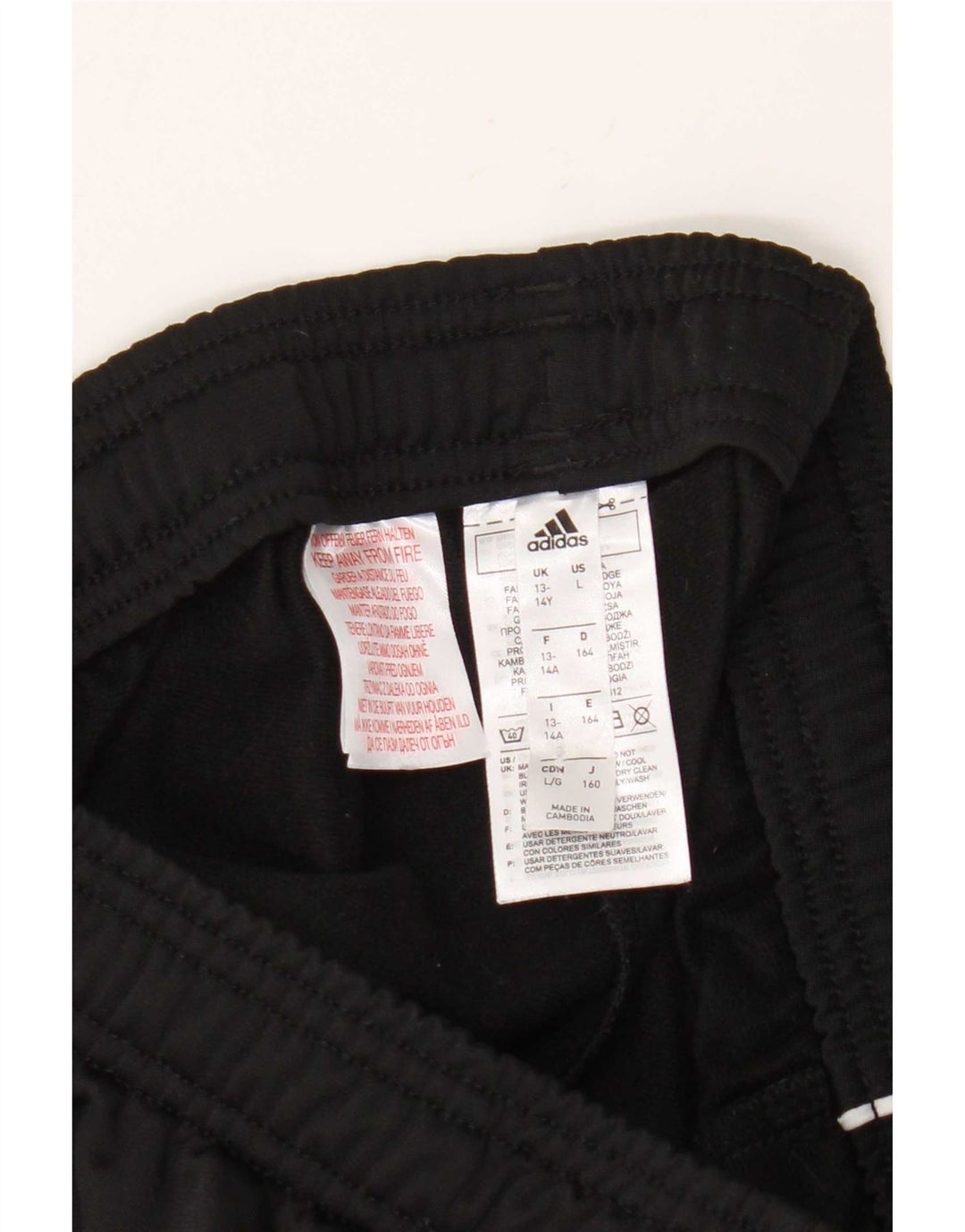 Pantaloni da tuta da ragazzo Adidas Joggers 13-14 anni Poliestere nero