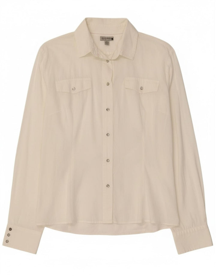 Camicetta da donna Murphy & Nye UK 16 grande cotone bianco