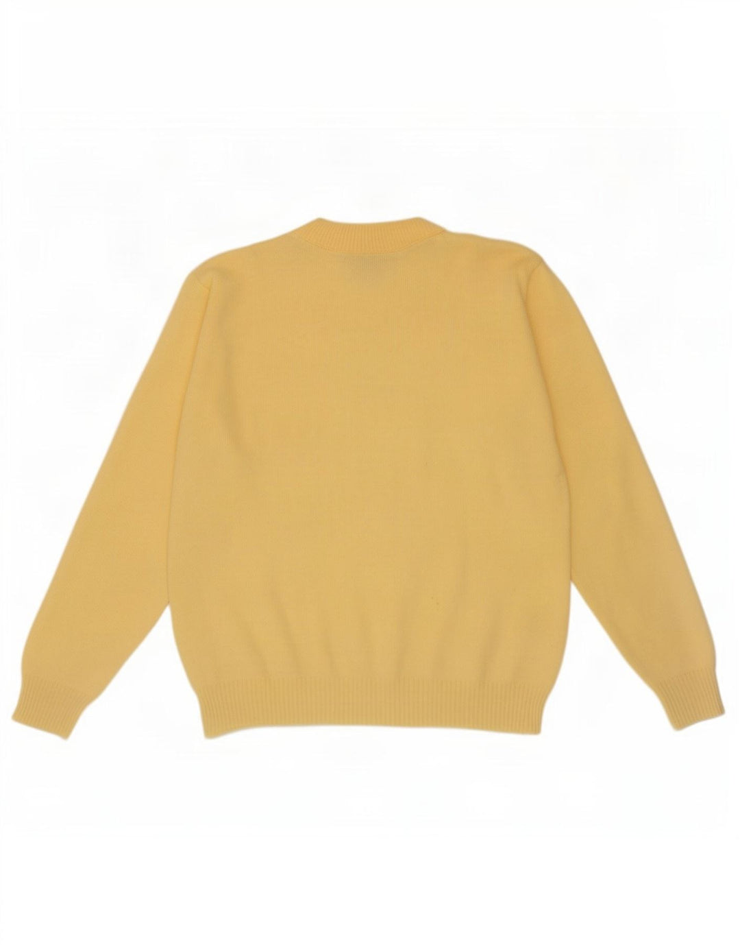 Maglione maglione girocollo da donna Snatch UK 14 Acrilico giallo medio