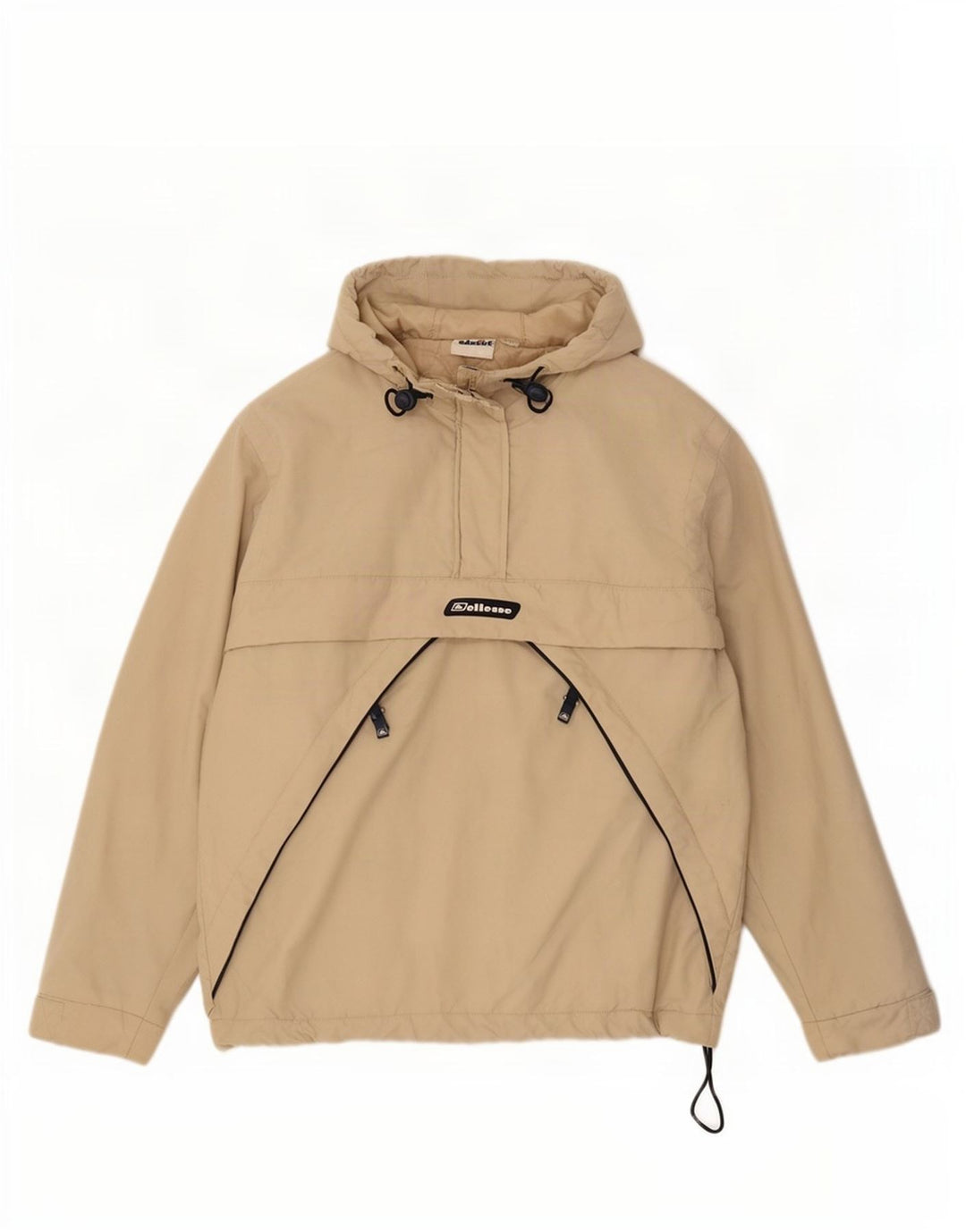 Giacca anorak oversize con cappuccio da donna Ellesse UK 10 Small Beige Poliestere